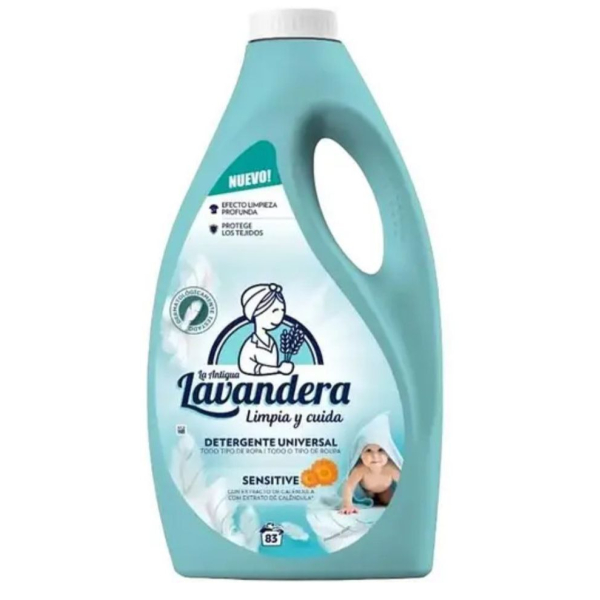 Гель для прання дитячих речей Lavandera Sensitive 2.49 л