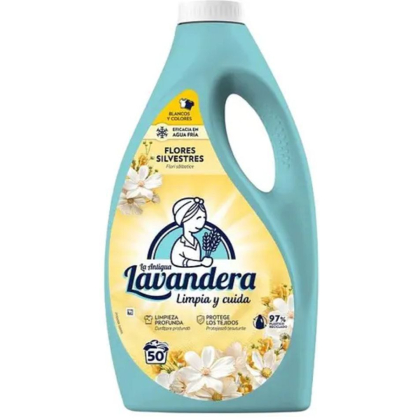 Гель для прання Lavandera Білі квіти 2.5 л