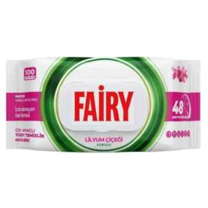 Вологі  серветки для прибираня Fairy Lilyum Cicieg, 100 шт