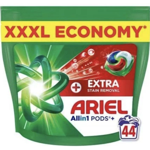 Капсули для прання ARIEL Pods+ All-in-1 Extra Stain Removal Все-в-1, Екстрасила виведення плям, 44