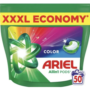 Капсули для прання Ariel Все-в-1 Для кольорових речей 50 шт.