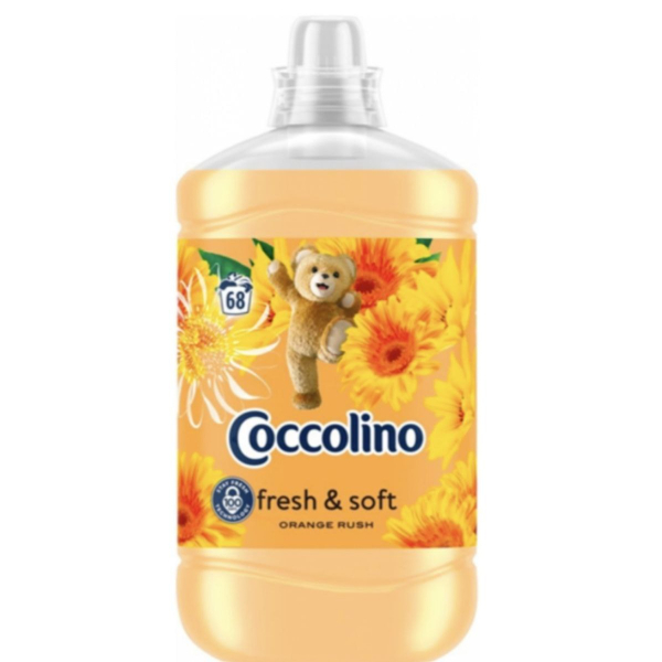 Кондиціонер для білизни Coccolino Orange Rush, 1.7 л (68 прань)