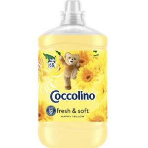 Ополіскувач для прання жовтий Коколіно Сoccolino happy yellow 68p 1,7 
