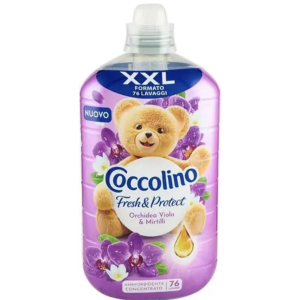 Кондиціонер для прання концентрат COCCOLINO Фіолетова орхідея   76 прань, 1750 мл