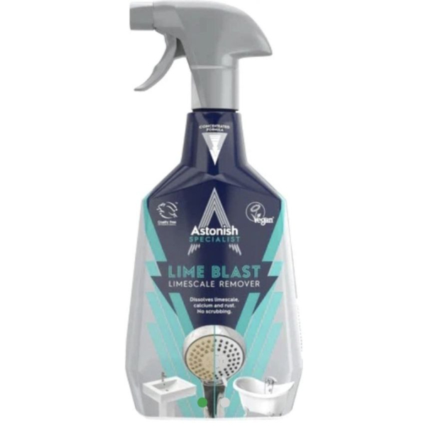Засіб для видалення вапняного нальоту Astonish Lime Blast Limescale Remover 750мл Засіб для видалення вапняного нальоту Astonish Lime Blast Limescale Remover 750мл