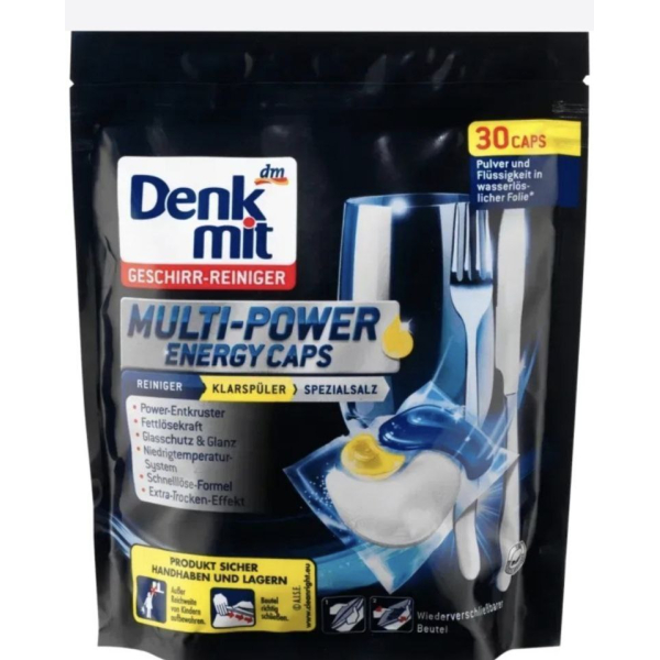 Таблетки для посудомийних машин Denkmit Multi-Power Energy 30 шт