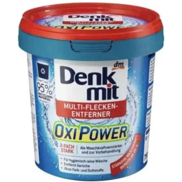 Плямовивідник Denkmit Oxi Power, кисневий, порошок, для кольорової білизни, 750 г