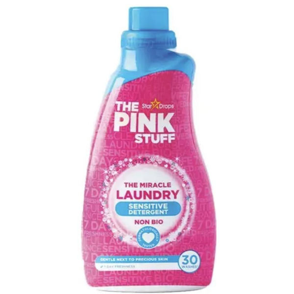 Гіпоалергенний універсальний гель для прання The Pink Stuff, 30 прань, 960 мл Гіпоалергенний універсальний гель для прання The Pink Stuff, 30 прань, 960 мл