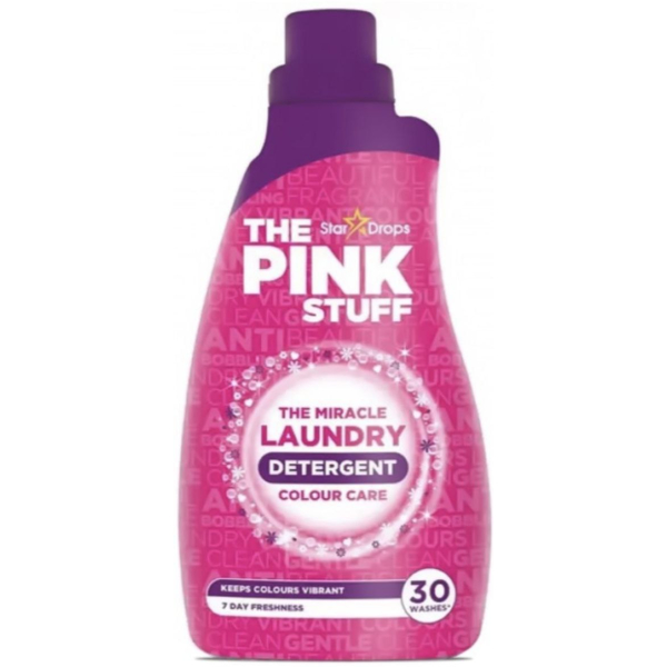 Гель для прання кольорових речей Pink Stuff Color, 960 мл (30 прань) Гель для прання кольорових речей Pink Stuff Color, 960 мл (30 прань)