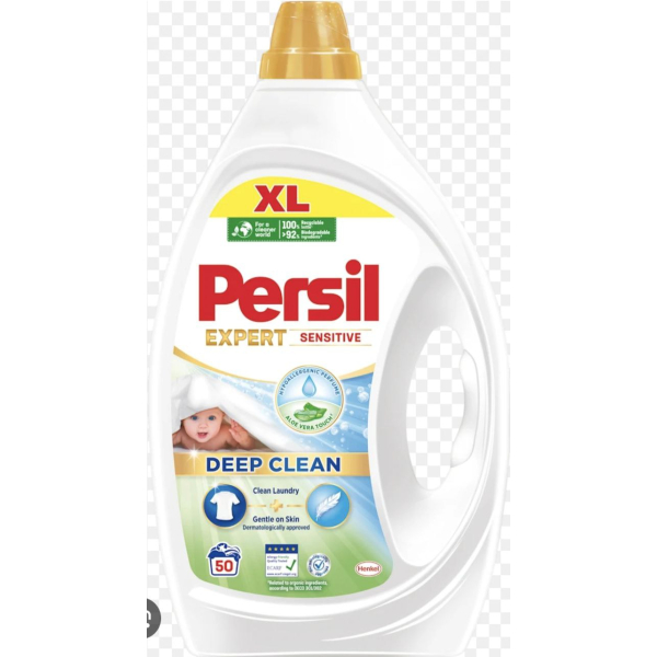 Гель для прання Persil Sensitive Gel 50 циклів прання, 2.25 л