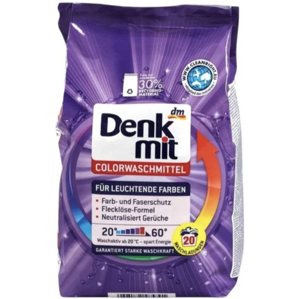 Порошок для кольорової білизни Denkmit Colorwaschmittel 1,35 кг 20 прань