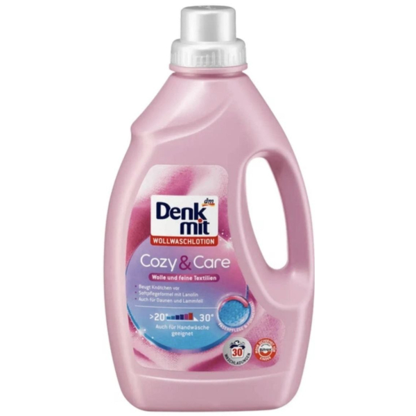 Гель для прання делікатніх речей Denkmit Cozy & Care 1500 мл 30 прань