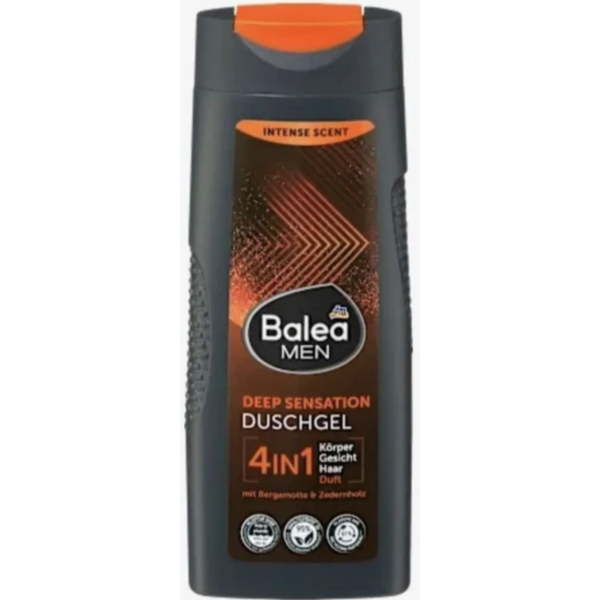Гель для душу  Balea MEN Deep Sensation 4 в 1, 300 мл