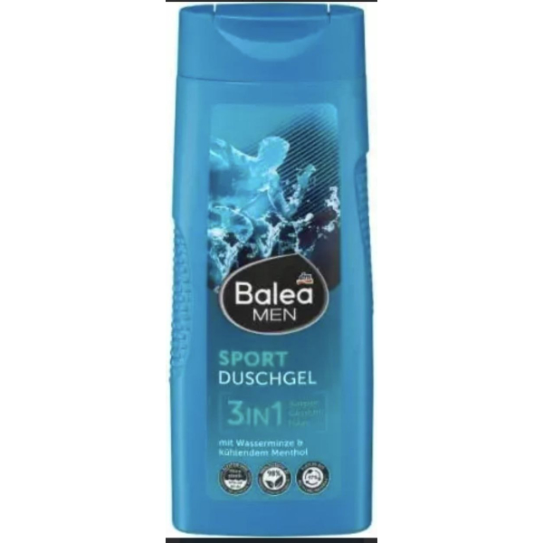 Гель для душу Balea MEN 3 в 1 для чоловіків Sport 300 мл