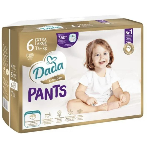 Підгузки трусиками Dada Extra Care 6 від 16 кг 38 шт