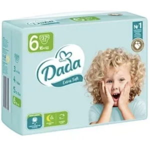 Підгузники Dada Extra Soft 6 extra large, Вага 16+ кг, 37 шт