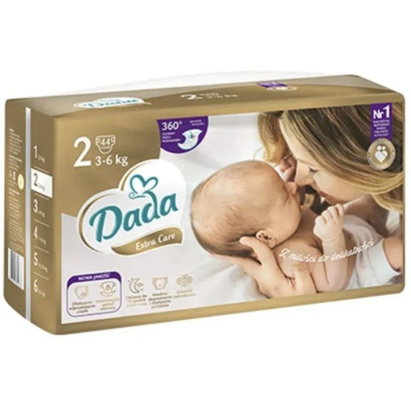 Підгузки Dada Extra Care 2 MINI 44 штуки  3-6 кг