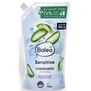 Рідке крем-мило Balea Sensitive для чутливої шкіри, запасний блок, 850 мл