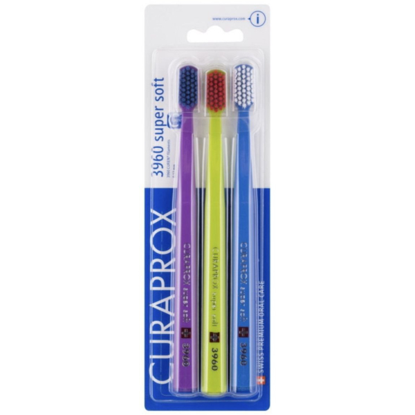 Набір зубних щіток Curaprox 3960 Soft, 3 шт. 5 (5)