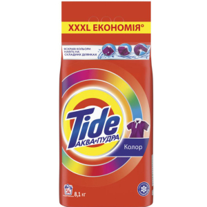 Пральний порошок Tide Аква-Пудра Color 8.1 кг